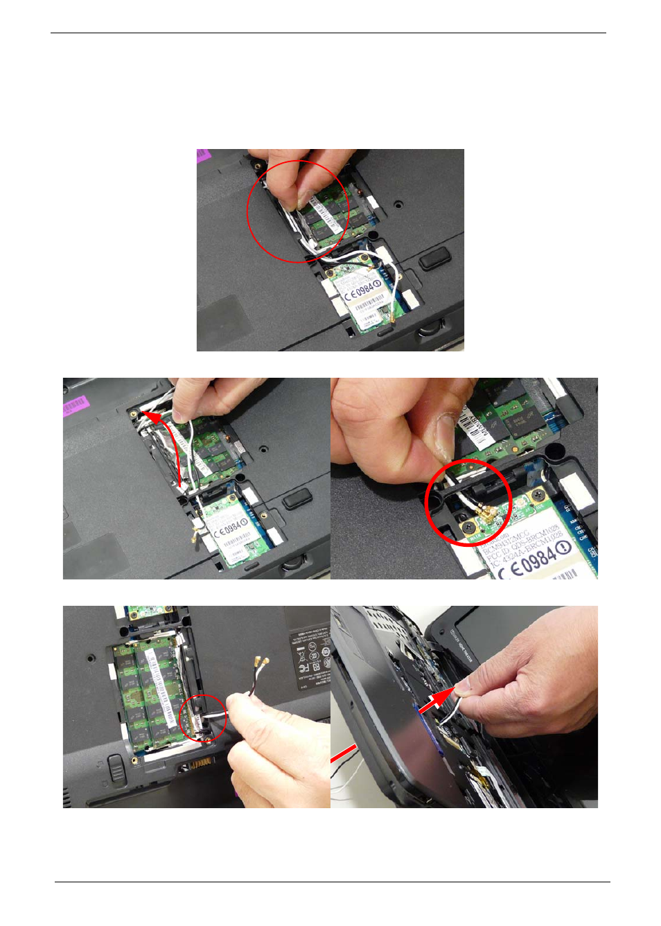 Removing the antenna | Acer 2930 User Manual | Page 72 / 250