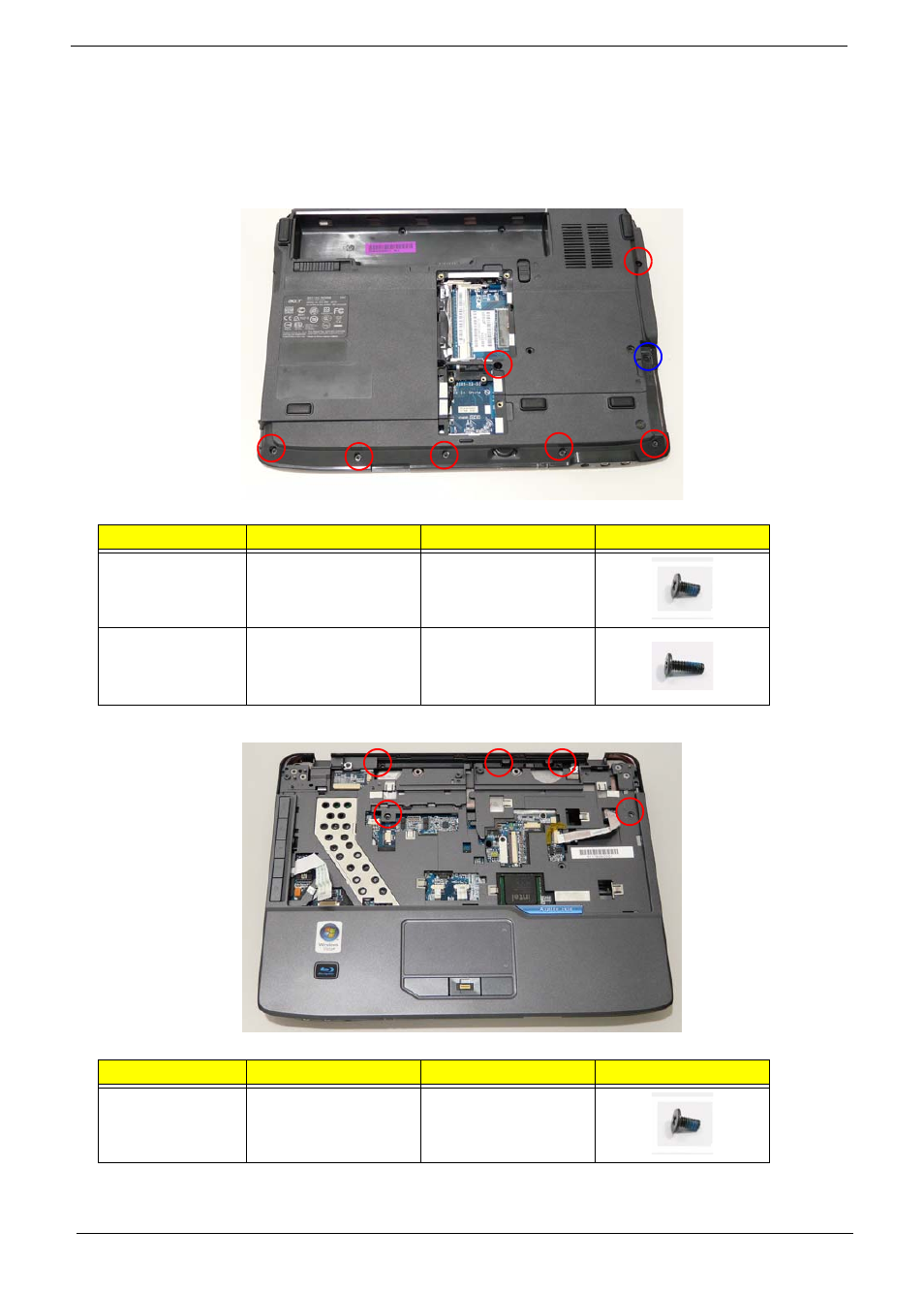 Removing the upper cover | Acer 2930 User Manual | Page 78 / 250