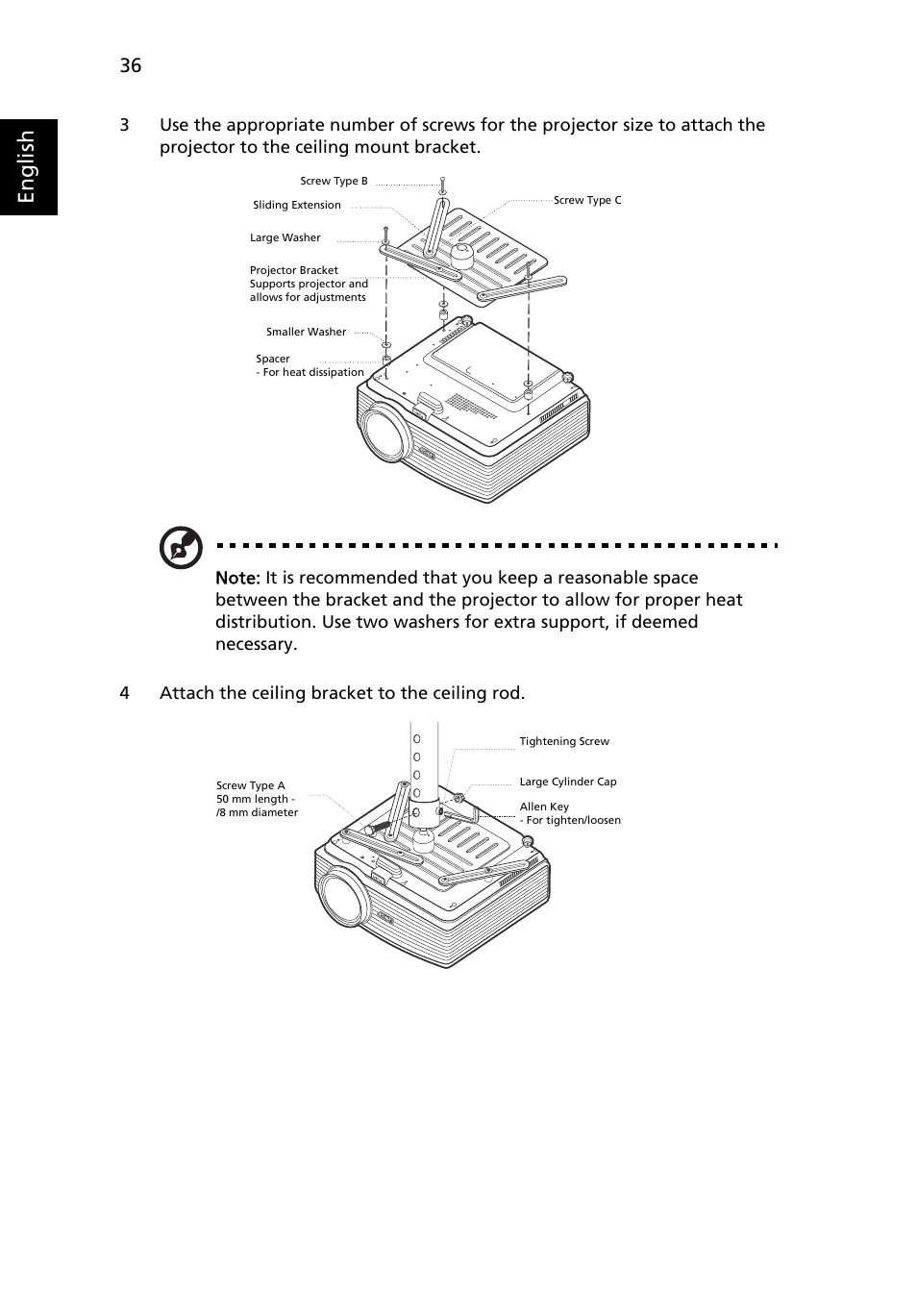 English | Acer P5205 User Manual | Page 46 / 59
