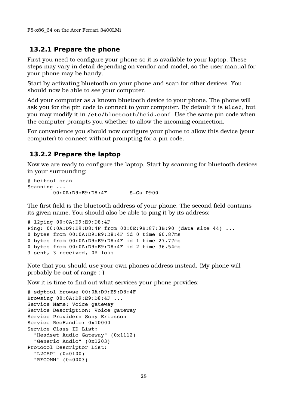 1 prepare the phone, 2 prepare the laptop | Acer 3400LMI User Manual | Page 28 / 56