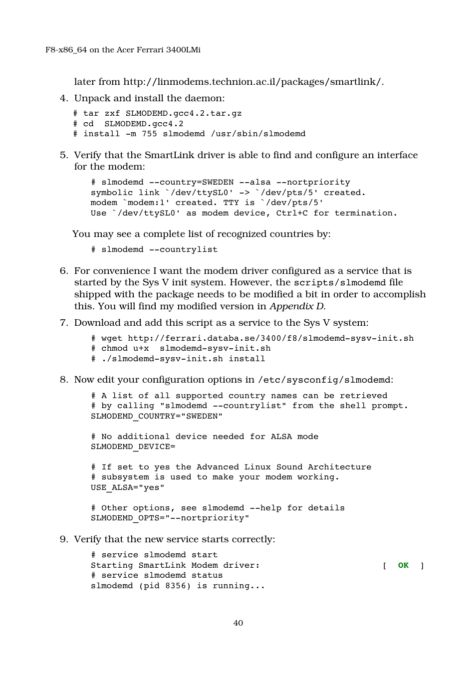 Acer 3400LMI User Manual | Page 40 / 56