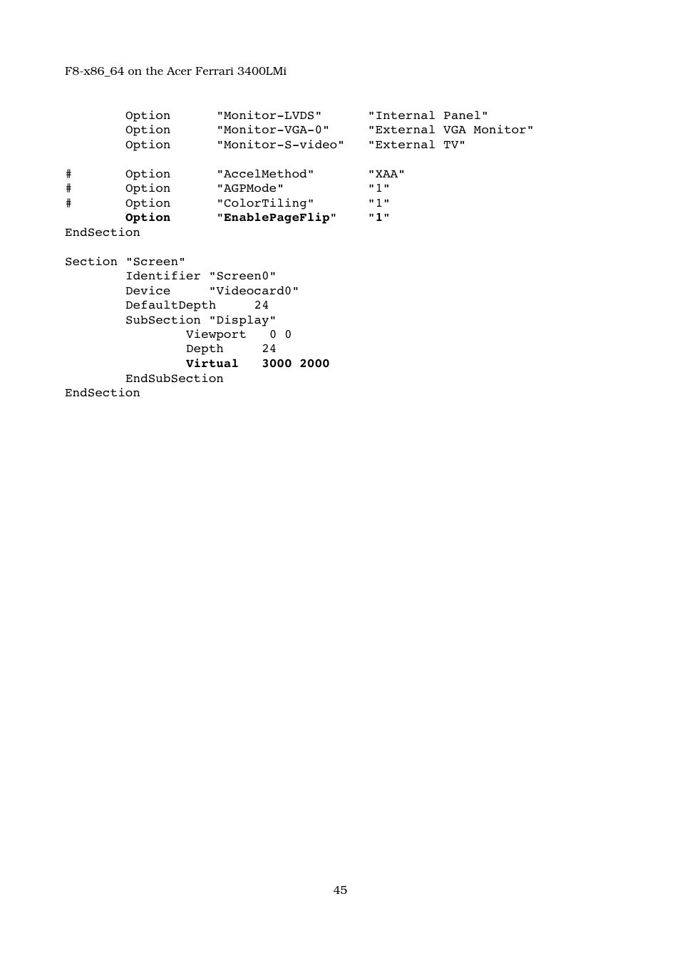 Acer 3400LMI User Manual | Page 45 / 56