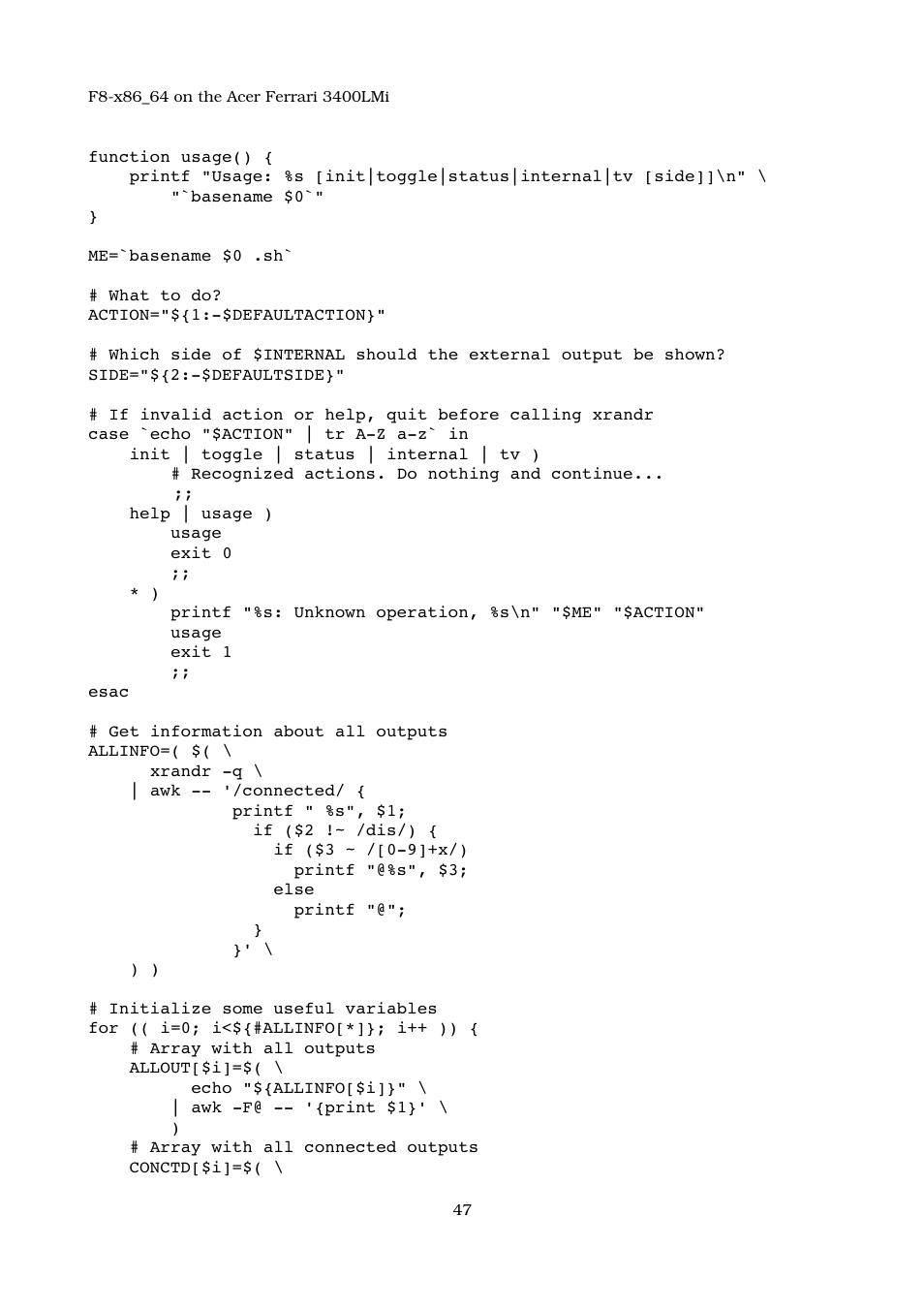 Acer 3400LMI User Manual | Page 47 / 56