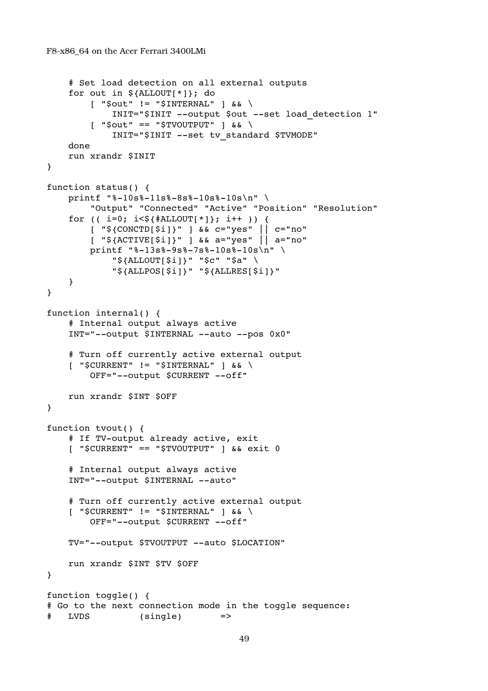 Acer 3400LMI User Manual | Page 49 / 56