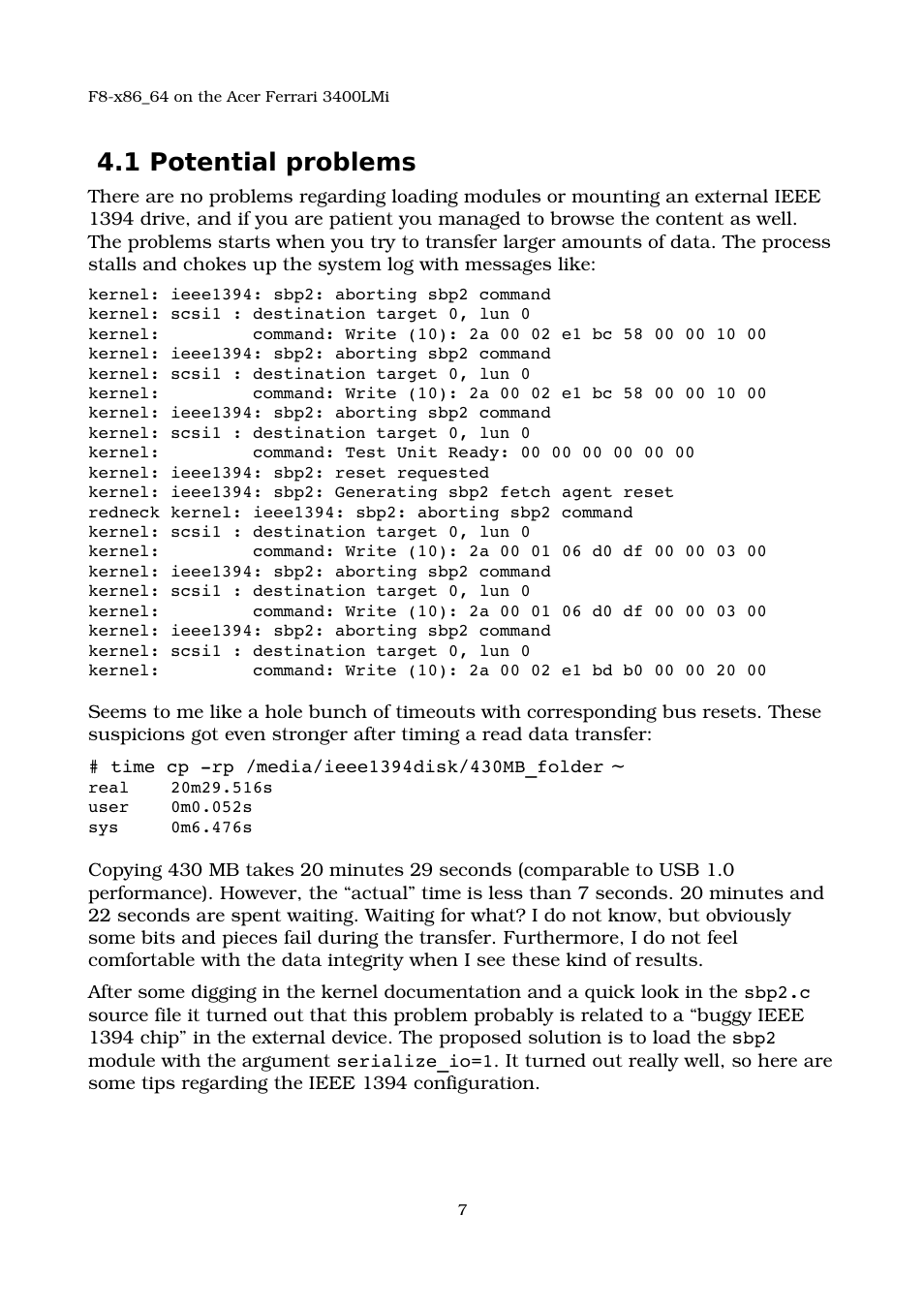 1 potential problems | Acer 3400LMI User Manual | Page 7 / 56