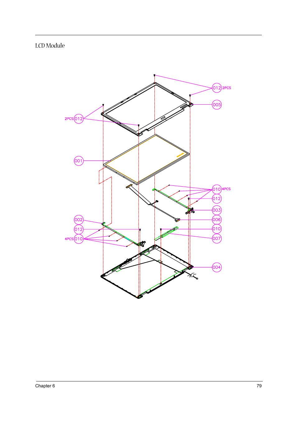 Lcd module | Acer 3600/5500 User Manual | Page 85 / 110