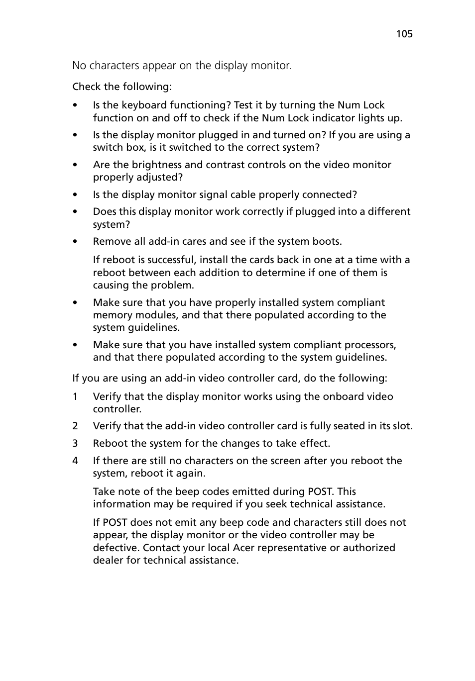 Acer Altos G5450 Series User Manual | Page 123 / 150