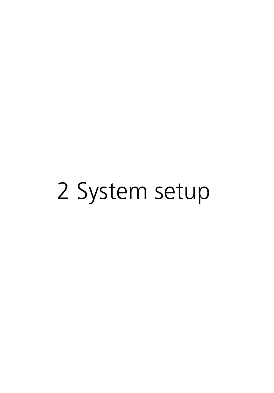 2 system setup | Acer Altos G5450 Series User Manual | Page 41 / 150