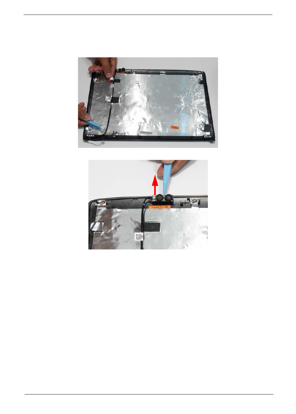 Removing the mic module | Acer 4740G User Manual | Page 113 / 218