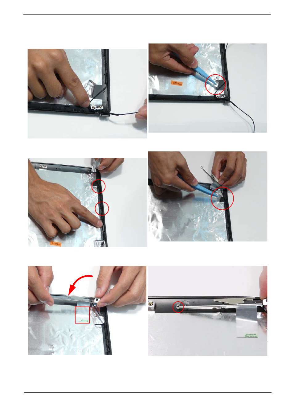 Replacing the antennas | Acer 4740G User Manual | Page 115 / 218