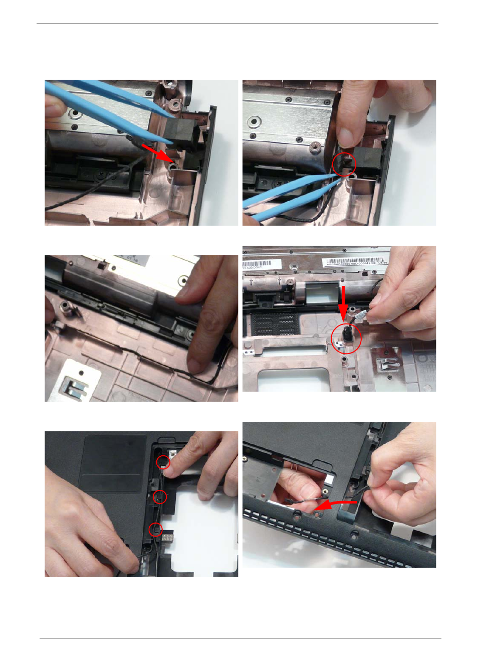 Replacing the rj-11 port | Acer 4740G User Manual | Page 124 / 218