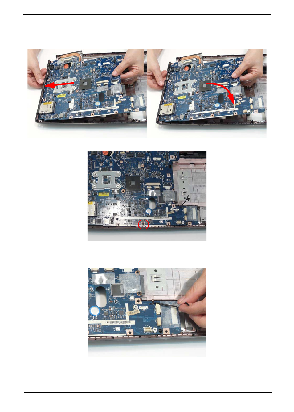 Replacing the mainboard | Acer 4740G User Manual | Page 125 / 218