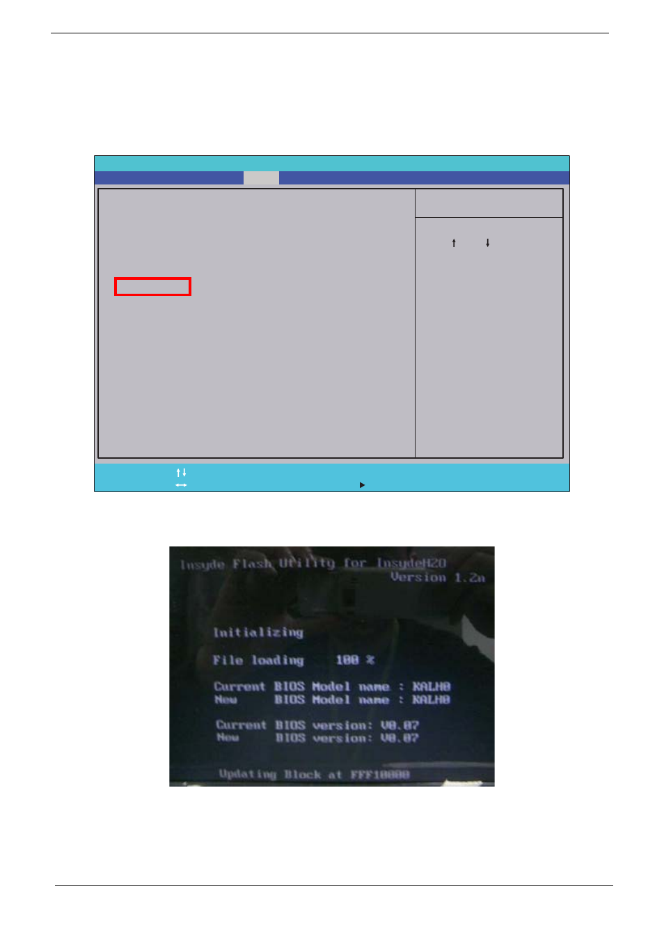 Dos flash utility | Acer 4740G User Manual | Page 48 / 218