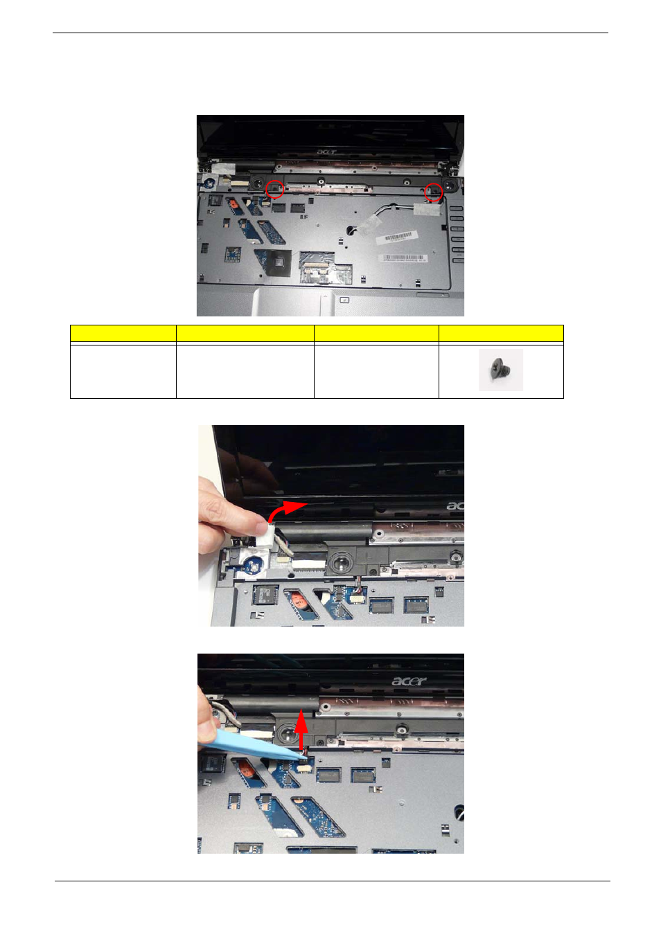 Removing the speaker module | Acer 4740G User Manual | Page 77 / 218