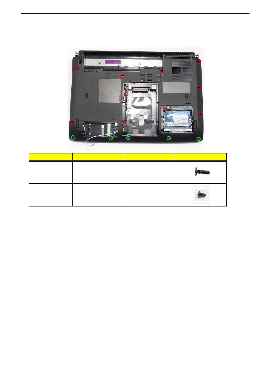 Removing the upper cover | Acer 4740G User Manual | Page 84 / 218