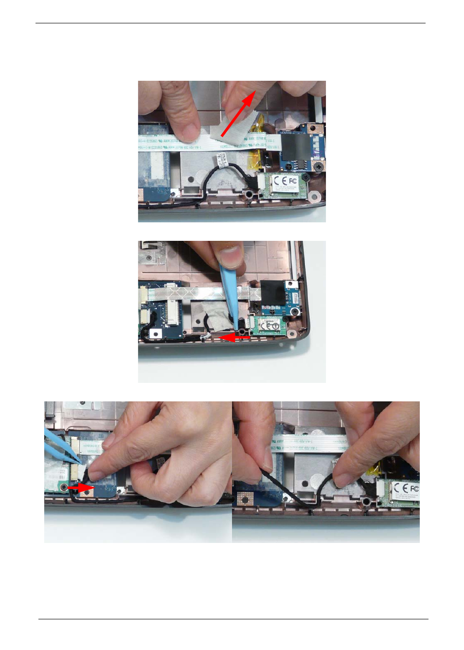 Removing the bluetooth module | Acer 4740G User Manual | Page 96 / 218