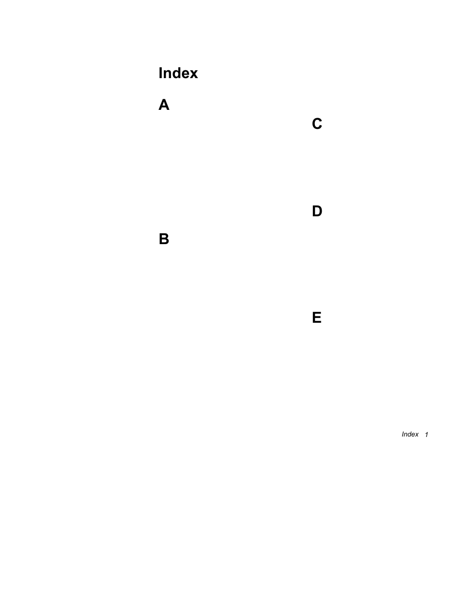 Index, Index a | Acer Altos 1100 Series User Manual | Page 110 / 114