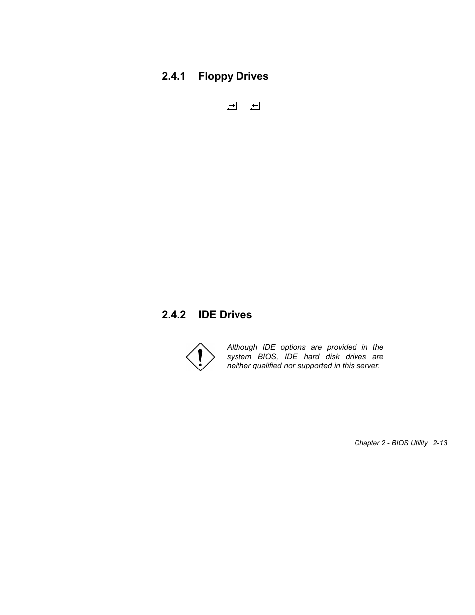1 floppy, Drives -12, 2 ide | Acer Altos 1100 Series User Manual | Page 55 / 114