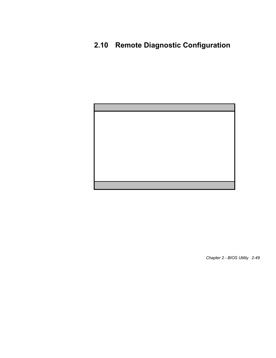 10 remote diagnostic configuration -46, 10 remote diagnostic configuration | Acer Altos 1100 Series User Manual | Page 91 / 114