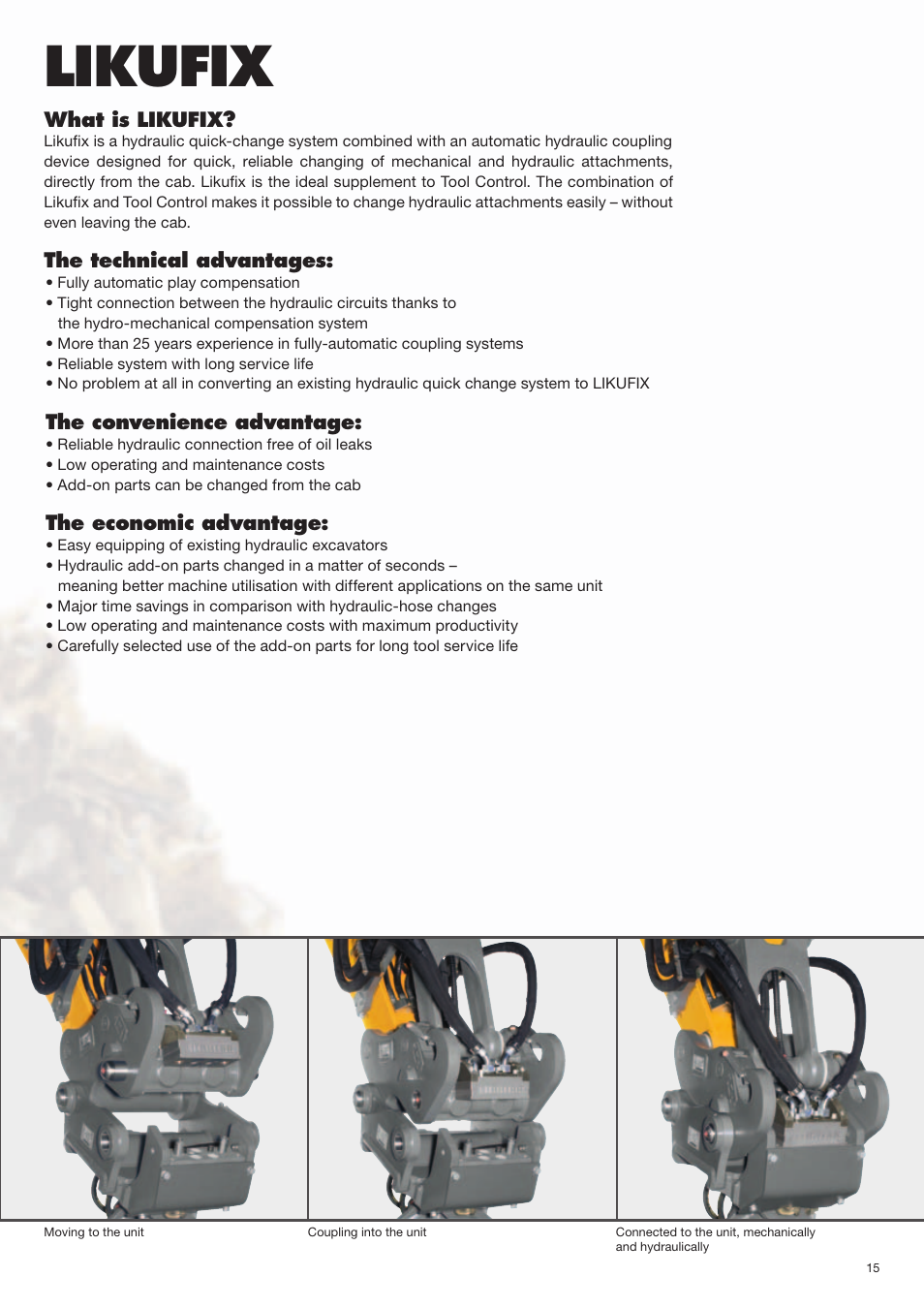 Quick change systems likufix | Liebherr EP 934 C Stationary Materiel Handler User Manual | Page 15 / 26