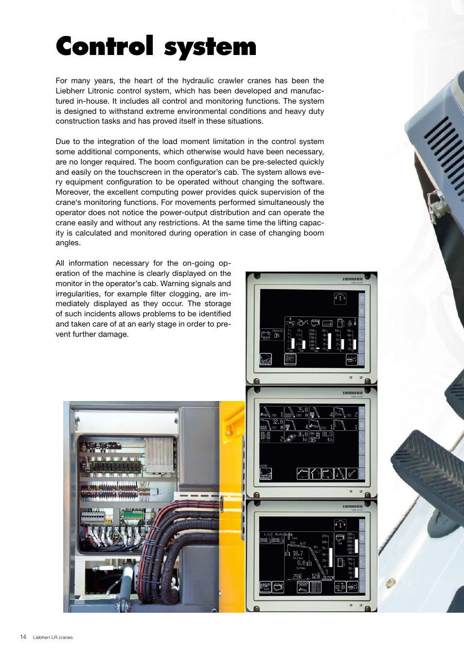 Control system | Liebherr LR 1130 User Manual | Page 14 / 28