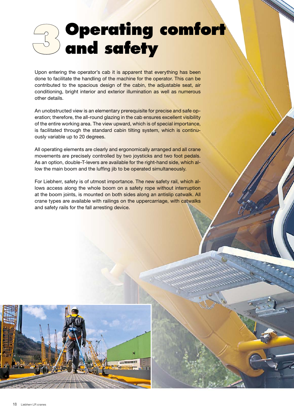 Operating comfort and safety | Liebherr LR 1130 User Manual | Page 18 / 28