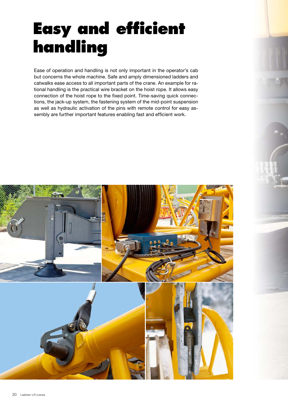 Easy and efficient handling | Liebherr LR 1130 User Manual | Page 20 / 28