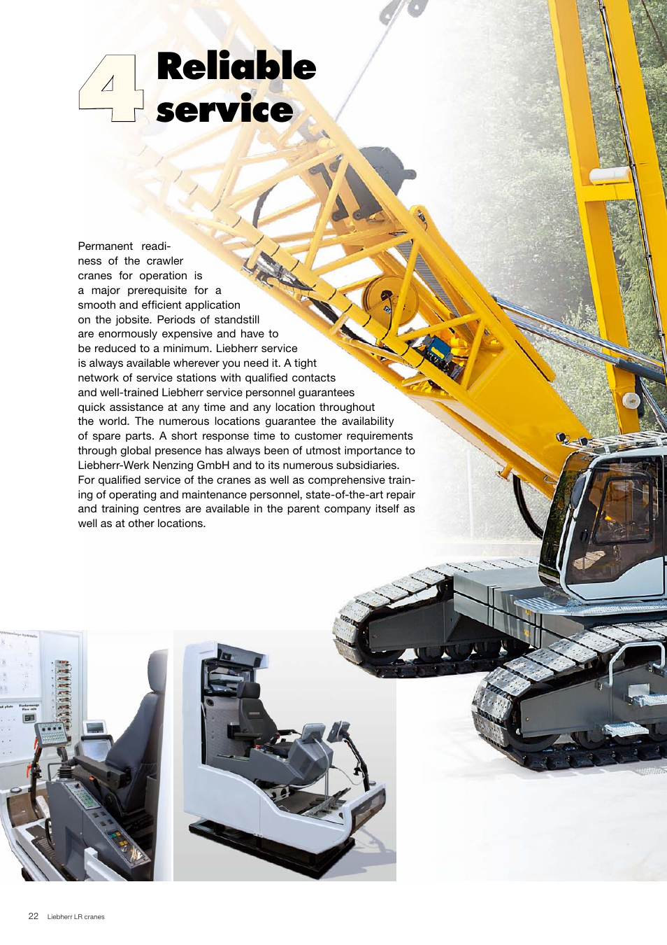 Reliable service | Liebherr LR 1130 User Manual | Page 22 / 28