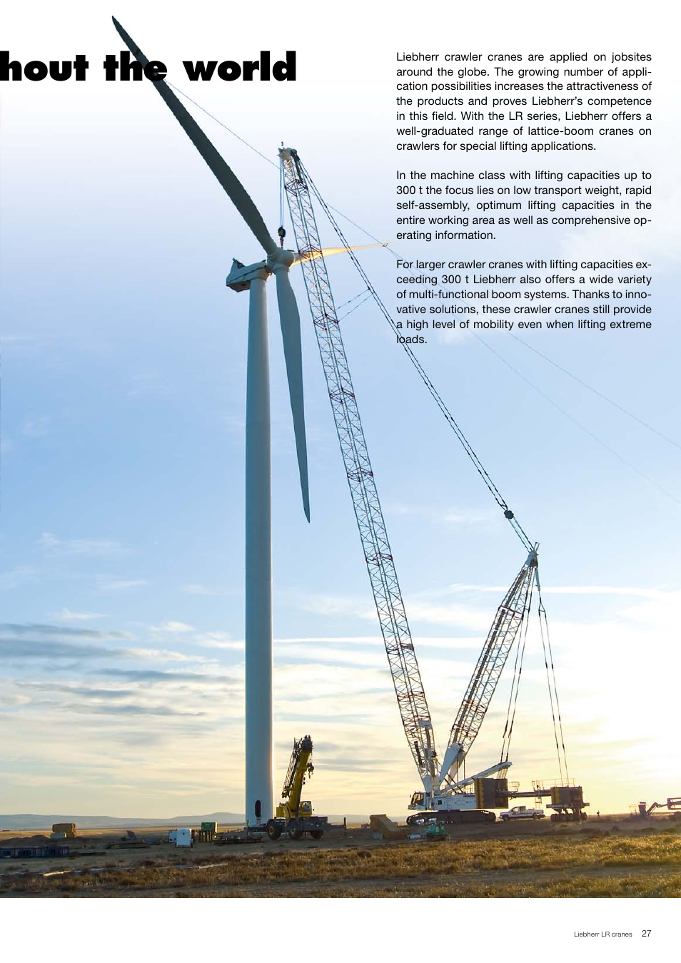 Liebherr crawler cranes throughout the world | Liebherr LR 1130 User Manual | Page 27 / 28