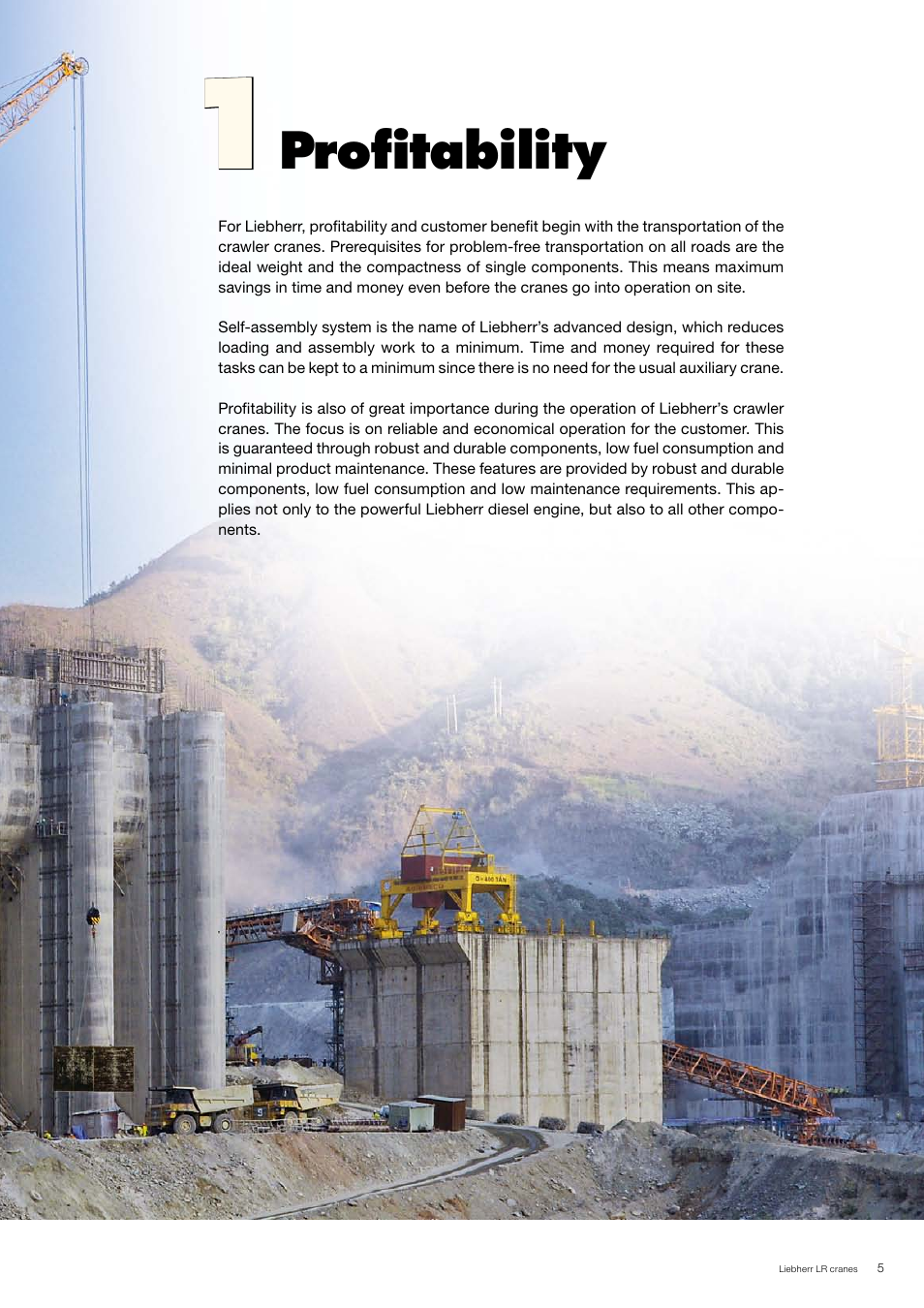 Profitability | Liebherr LR 1130 User Manual | Page 5 / 28
