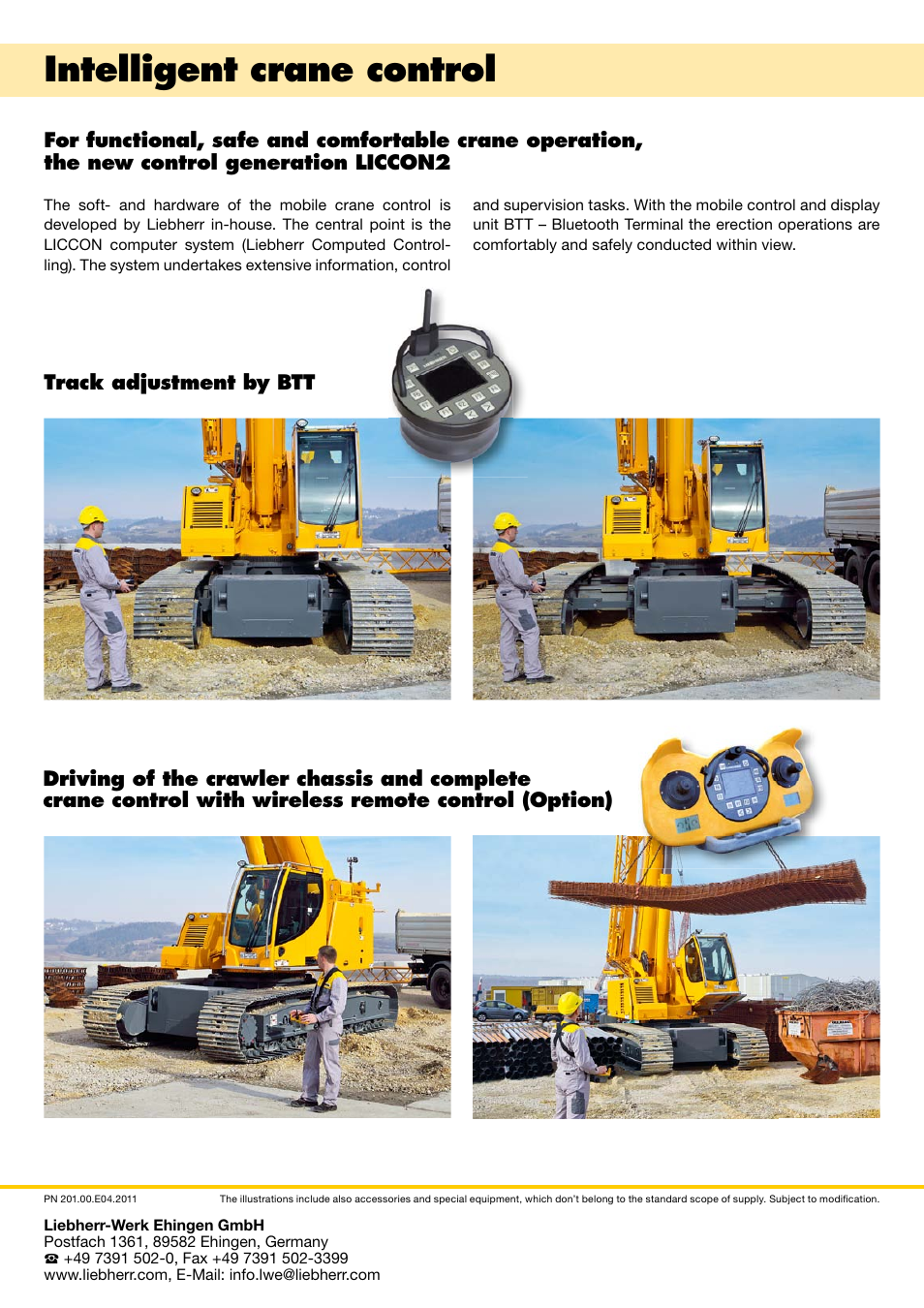 Intelligent crane control | Liebherr LTR 1060 User Manual | Page 12 / 12