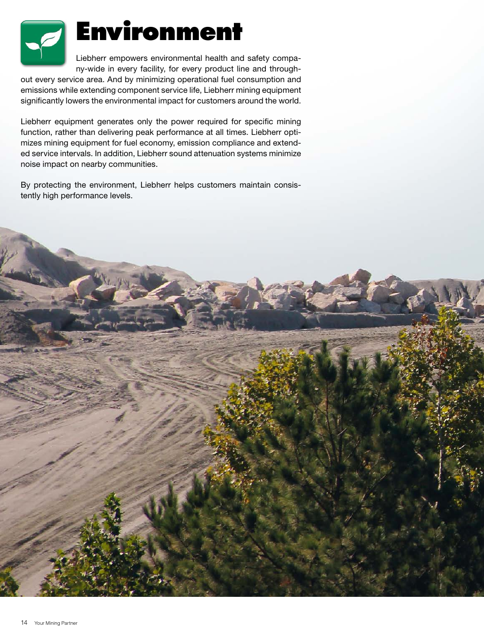 Environment | Liebherr R 996 B User Manual | Page 14 / 28