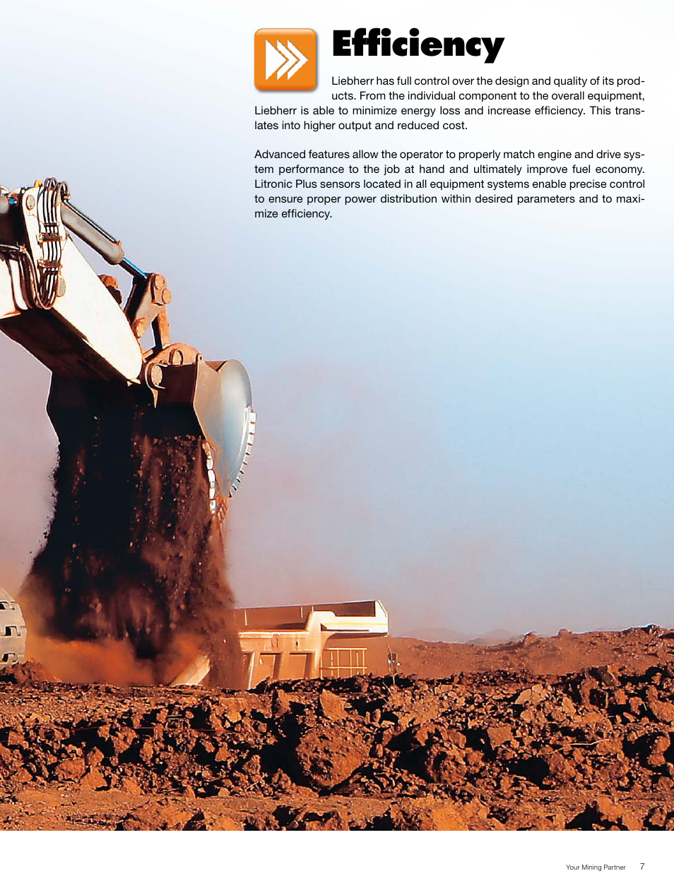 Efficiency | Liebherr R 996 B User Manual | Page 7 / 28