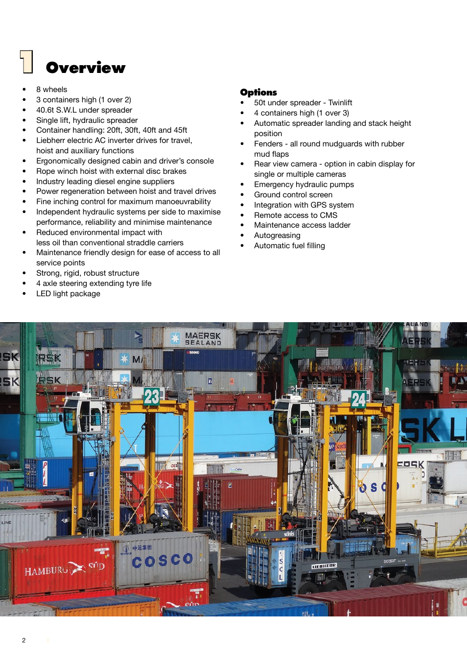 Overview | Liebherr Straddle carriers User Manual | Page 2 / 8