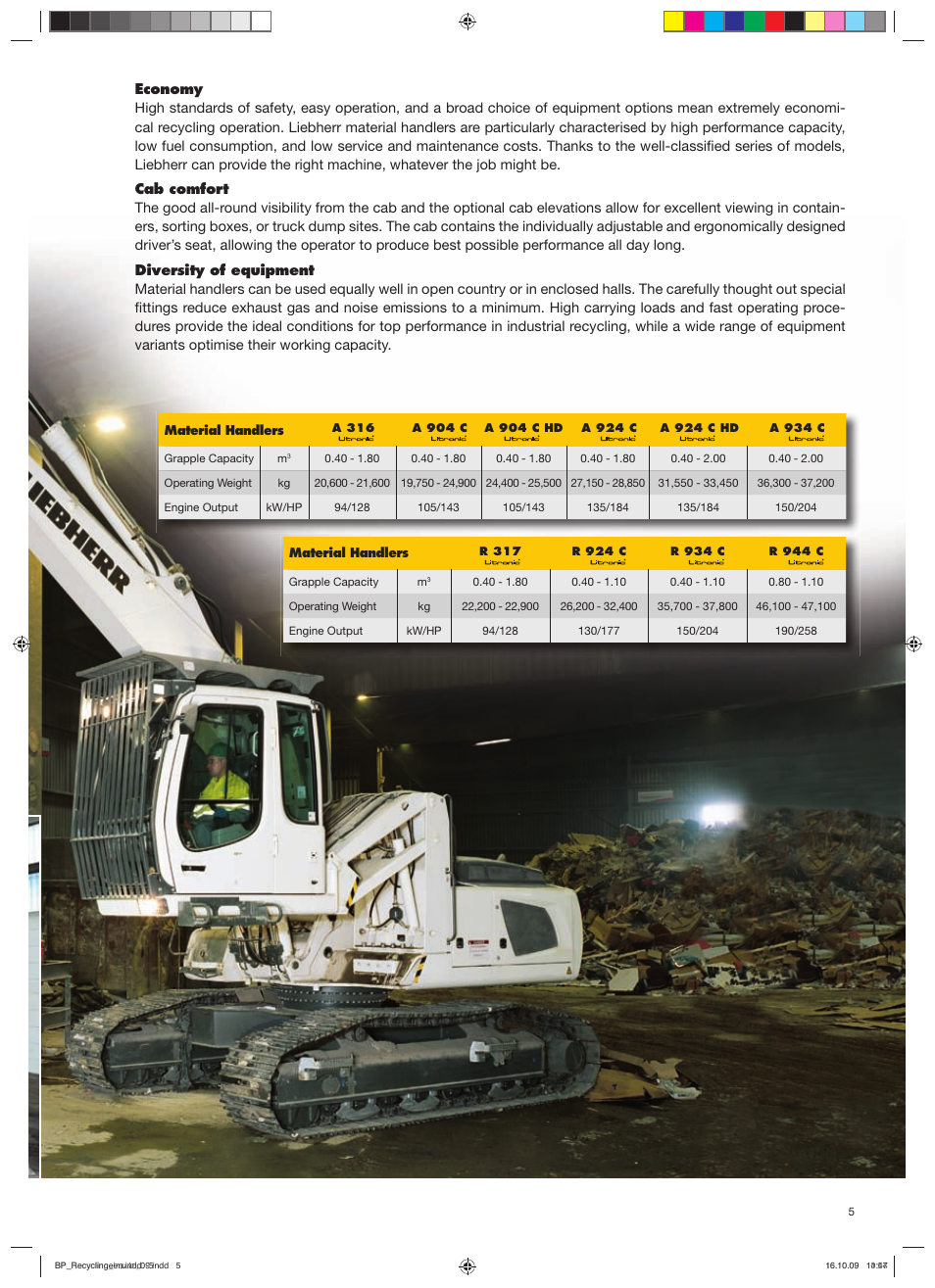 Liebherr EP 954 C Stationary Material Handler User Manual | Page 5 / 12