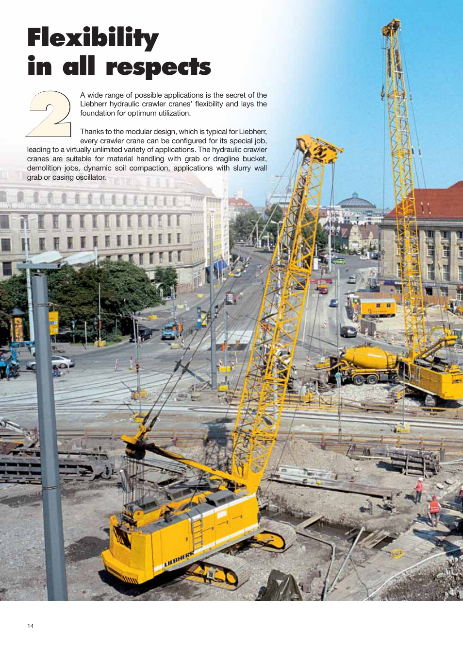 Hydro_montage_engl 14.pdf, Flexibility in all respects | Liebherr HS 825 HD Litronic User Manual | Page 14 / 40
