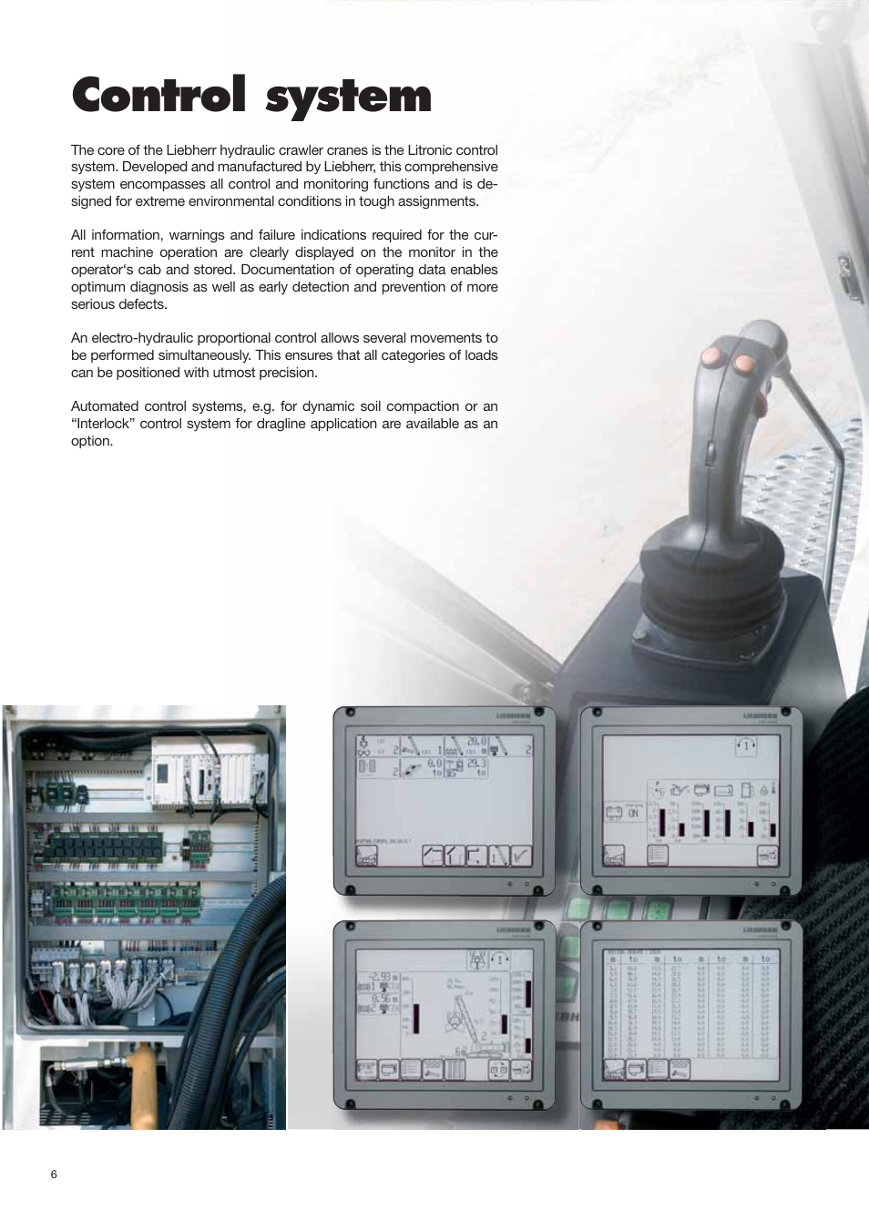 Hydro_montage_engl 6.pdf, Control system | Liebherr HS 825 HD Litronic User Manual | Page 6 / 40