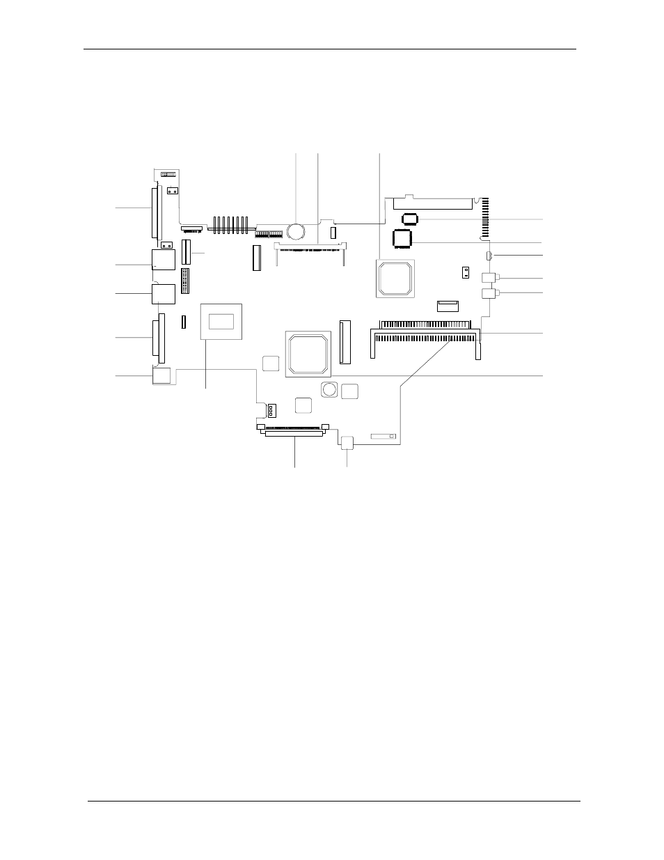 Board layout, Top view | Acer 350 User Manual | Page 10 / 128