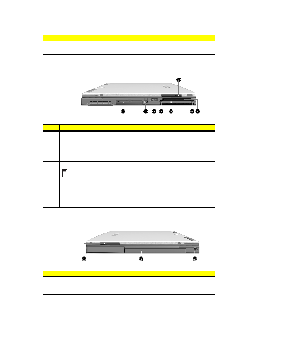 Left view, Right view | Acer 350 User Manual | Page 13 / 128