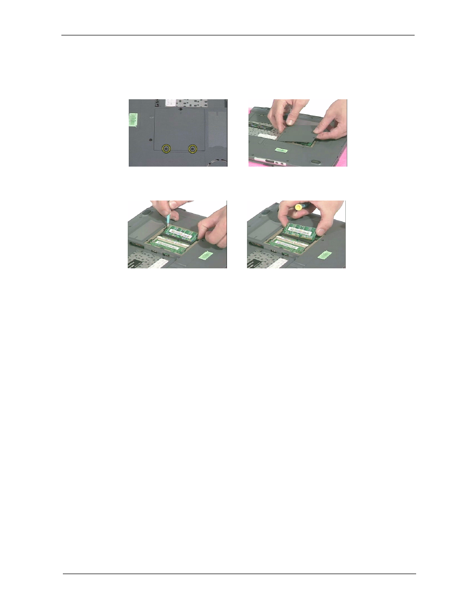 Removing the extended memory | Acer 350 User Manual | Page 57 / 128