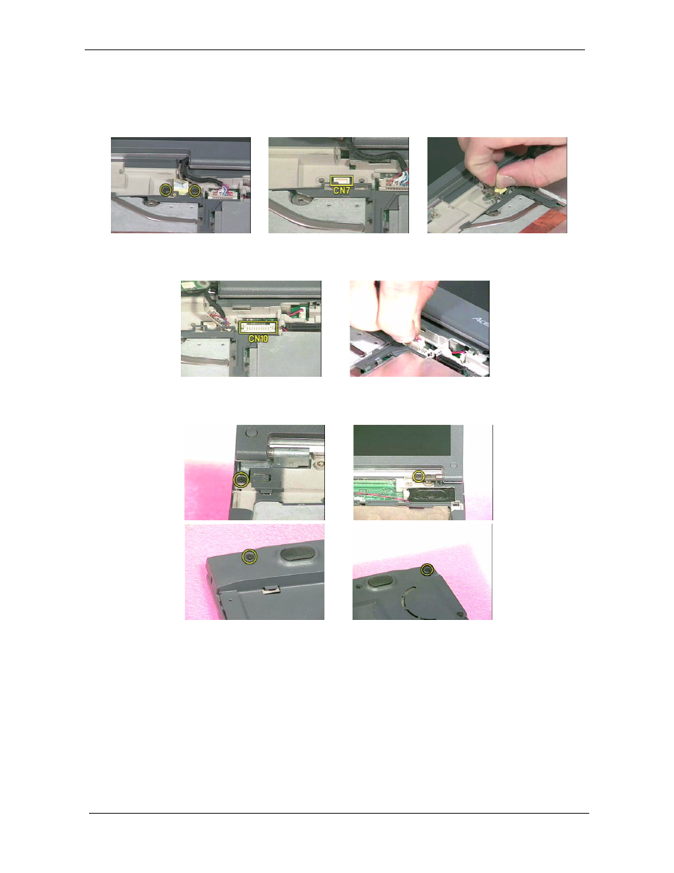 Removing the inverter board | Acer 350 User Manual | Page 60 / 128