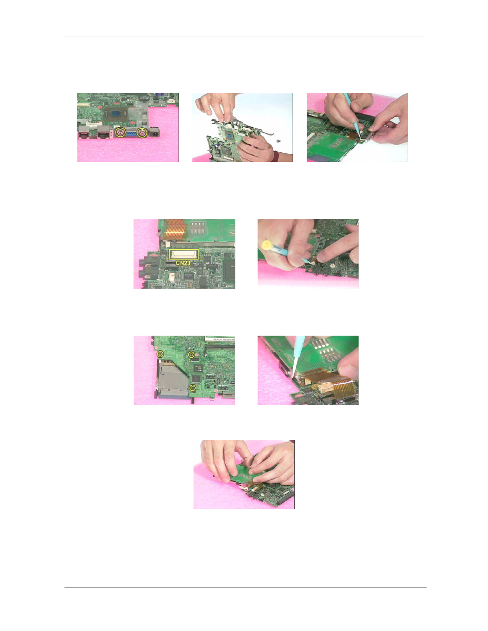 Removing the pcmcia slot | Acer 350 User Manual | Page 69 / 128