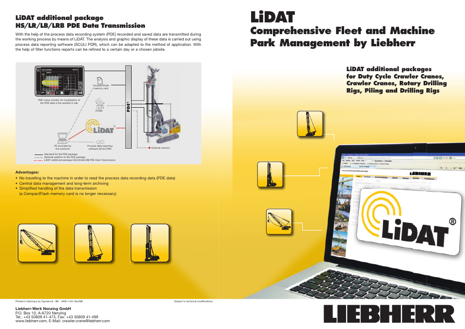 Liebherr HS 845 HD Litronic User Manual | 4 pages