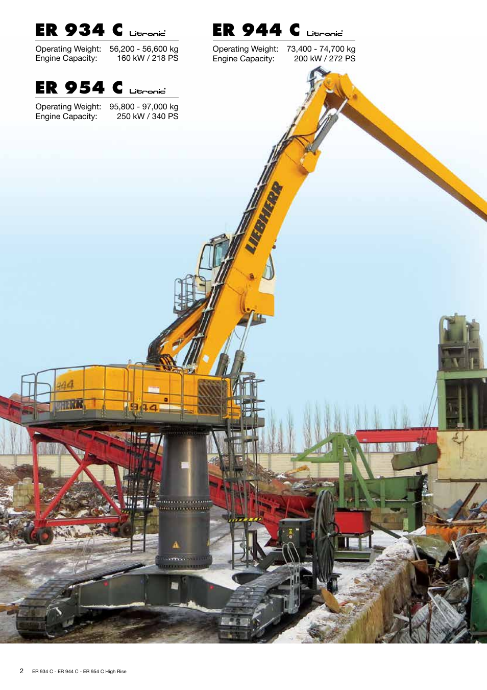 Liebherr ER 944 C High Rise User Manual | Page 2 / 40