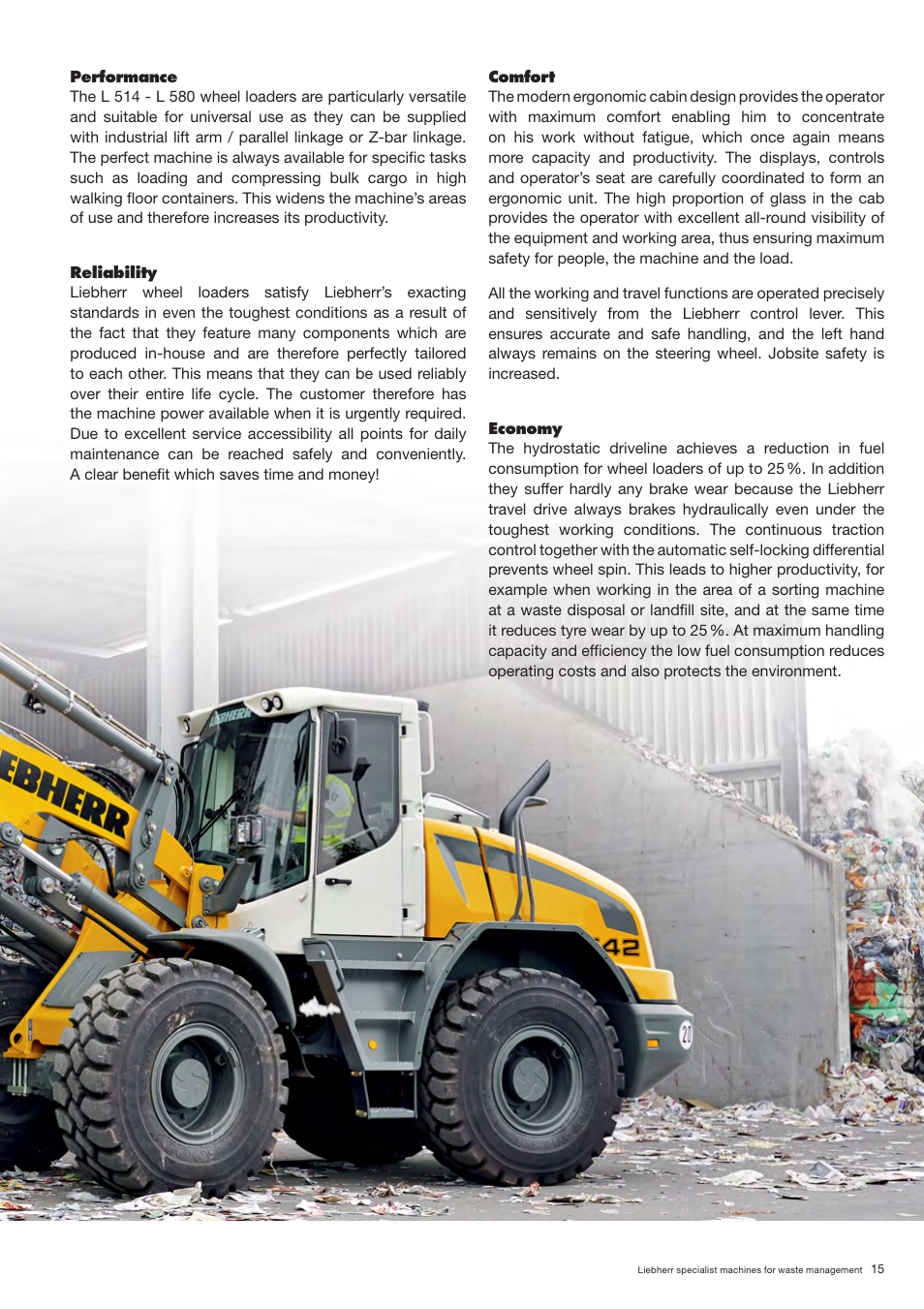 Liebherr A 944 C HD Litronic Material Handler User Manual | Page 15 / 32