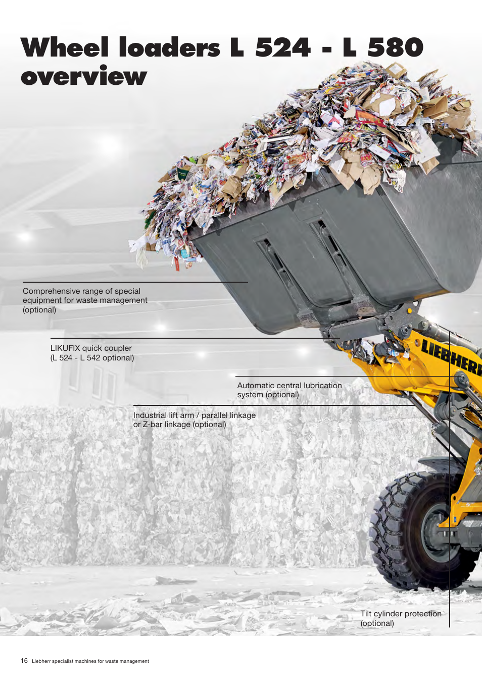 Liebherr A 944 C HD Litronic Material Handler User Manual | Page 16 / 32