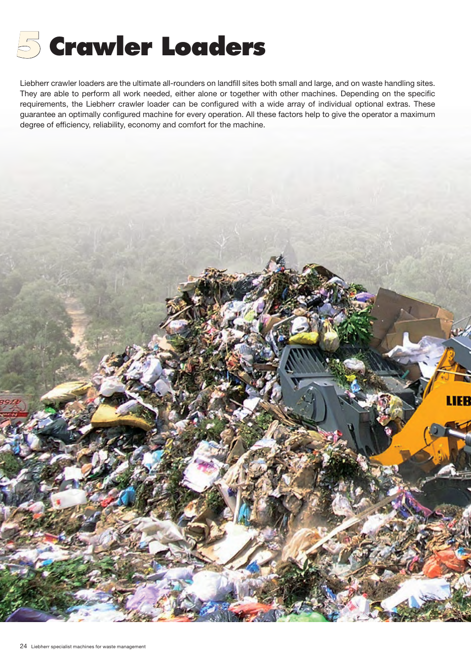 Crawler loaders | Liebherr A 944 C HD Litronic Material Handler User Manual | Page 24 / 32