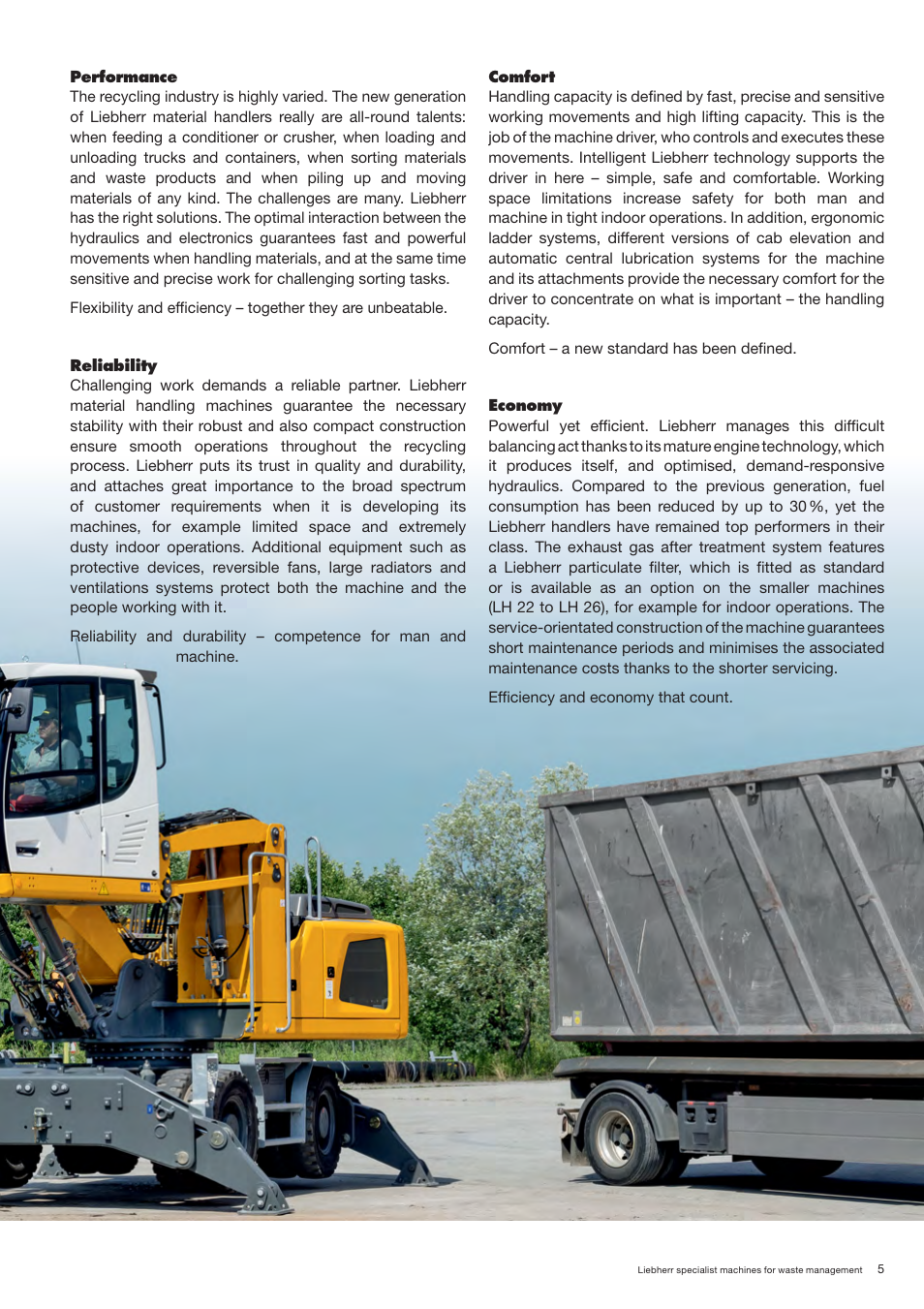 Liebherr A 944 C HD Litronic Material Handler User Manual | Page 5 / 32