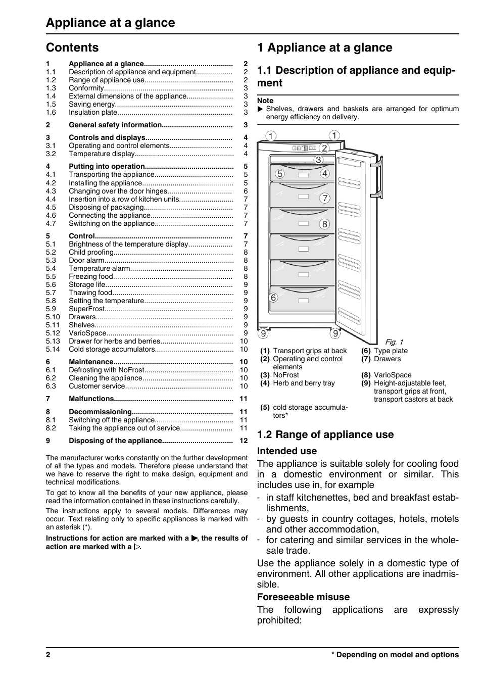 Liebherr GN 1923 Comfort NoFrost User Manual | Page 2 / 14