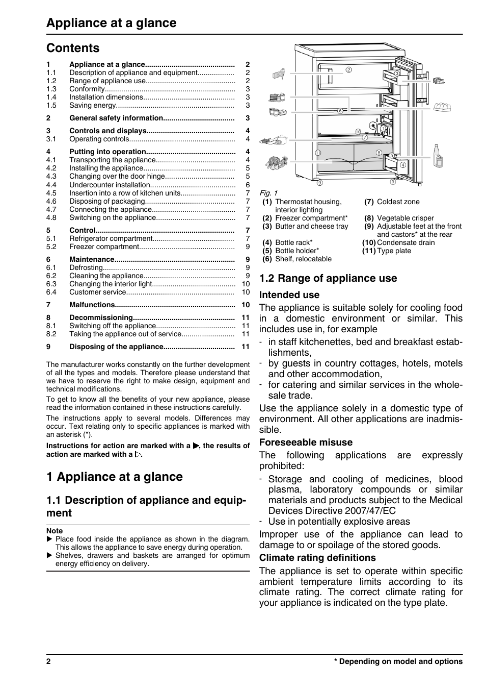 Liebherr TPesf 1710 Comfort User Manual | Page 2 / 12